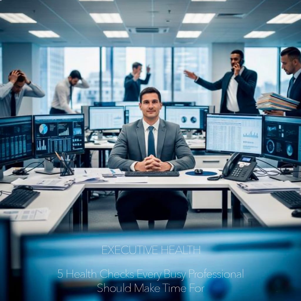 The 5 Health Checks Every Busy Professional Should Make Time For